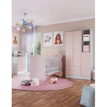 Imagem de Quarto de Bebê Completo Bambino 3 Portas 6 Gavetas , conjunto composto