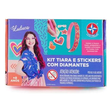 Imagem de Kit Tiara e Stickers com Diamantes - Luluca - Estrela 