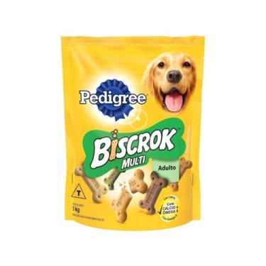 Imagem de Biscoito para Cachorro Adulto Pedigree - Biscrok Multi 1kg