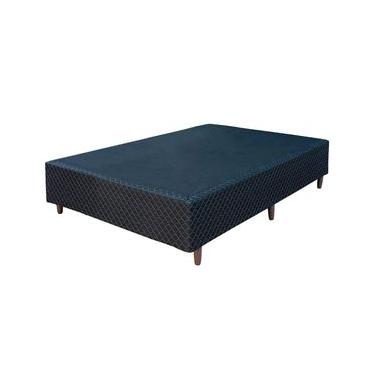 Imagem de Base Box para Colchão Casal Umaflex Universal 42x138x188 cm - Preto
