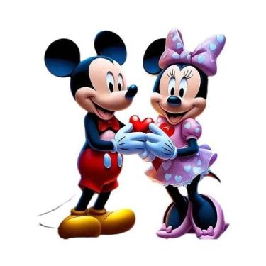 Imagem de Kits De Pintura Em Diamante 5D Mickey Mouse Minnie Disney Com Bordado 