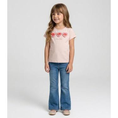 Imagem de Blusa Infantil Manga Curta Trick Nick Rosa, 10, Rosa