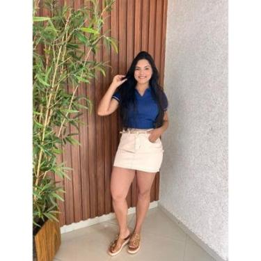 Imagem de Mini Saia Jeans Com Cinto Crisconf-Feminino