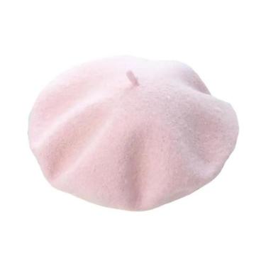 Imagem de Boina Feminina Vintage De Inverno, Chapéu Casual Quente De Outono Para