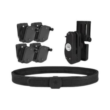 Imagem de Cinto Tático De Tiro Com Coldre E Bolsa Para Carregador Para Competiçã