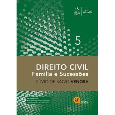 Imagem de Direito Civil - Família e Sucessões - Vol. 05 - 26Ed/26 - ATLAS, Sorti