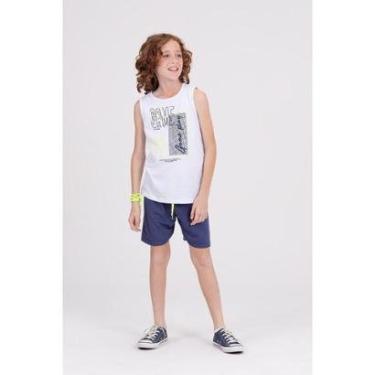 Imagem de Conjunto Regata Infantil Web Game Branco-Masculino