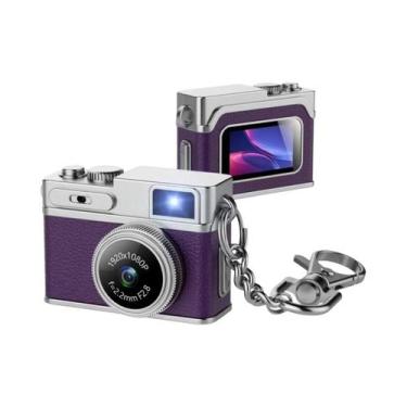 Imagem de Câmera Digital Mini Retro Com Gravação De Vídeo 1080P, Luz LED E Tela 