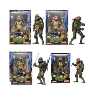 Imagem de Boneco Articulado Neca Tartarugas Ninja Versão Filme 1990 De 7 Polegad