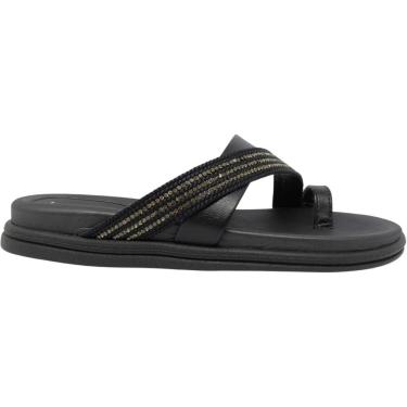 Imagem de Tamanco Feminino Casual Dia a Dia Passeio Trabalho com Strass e Dedeira Conforto Beira Rio 8513.125