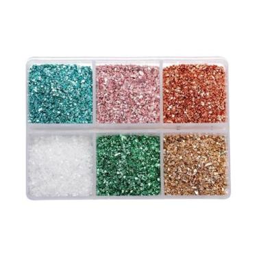 Imagem de 30g De Pedras De Vidro Trituradas Para Resina, Pedras Irregulares Queb