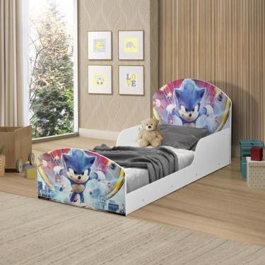 Imagem de Cama Adesivada Infantil Menino/Menina 100%Mdf Personagens Desenho:Soni