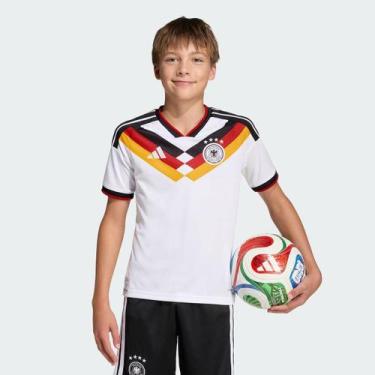 Imagem de Camisa Adidas Alemanha Home 2026 Juvenil, 8 ANOS
