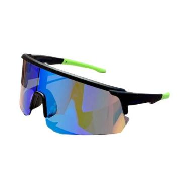 Imagem de Óculos De Sol Esportivos Oversized Unissex Sem Aro Para Ciclismo Ao Ar