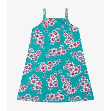 Imagem de Vestido Cotton Rovi Kids Verde, 2, Verde