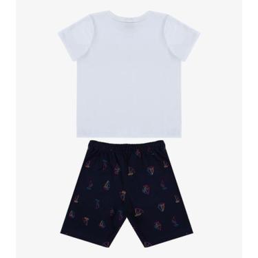 Imagem de Conjunto Infantil Camiseta e Bermuda Select Azul, 10, Azul