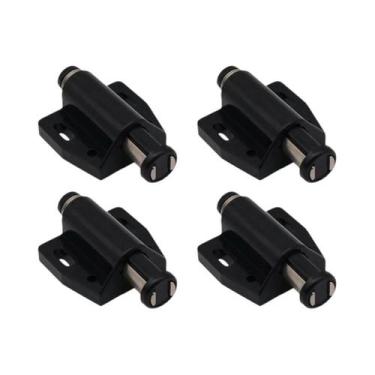 Imagem de Fechos De Toque Branco E Preto Para Abrir Portas De Armários, 4 Peças/