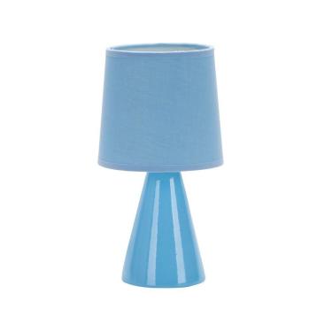 Imagem de Luminária Abajur Taschibra Pottery 25cm E27 Bivolt Azul