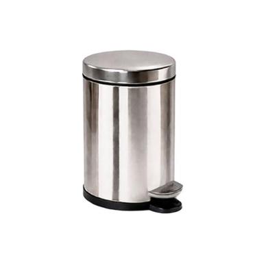 Imagem de Lixeira com Pedal e Balde Brinox Decorline 5 L - Ø 20x30cm Aço Inox