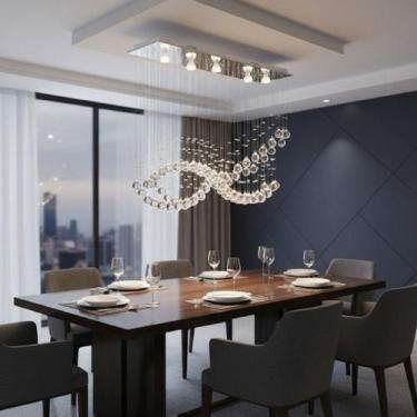 Imagem de Lustre Para Sala, Quarto, Sala De Jantar, Cozinha Base 20x70 - - Lustr