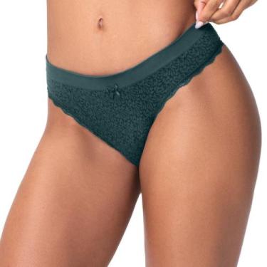 Imagem de Calcinha Biquíni Jacquard sem Costura Midnight - Zee Rucci, GG