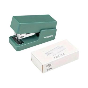 Imagem de Conjunto De Grampeadores Coloridos Pequenos Com Grampos 24 6, Materiai