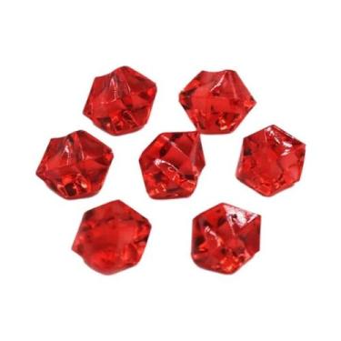 Imagem de Pedras De Plástico Falsas Multicoloridas Em Formato De Gelo Triturado,