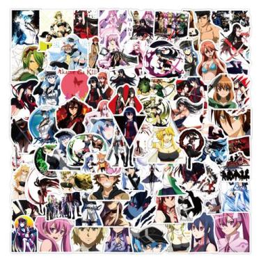 Imagem de Adesivo Akames ga Kills Anime Vinil PVC impermeável 100 unidades - yiw