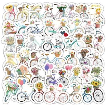 Imagem de Adesivos de anime de vinil impermeável, 53 unidades/lote, para bicicle