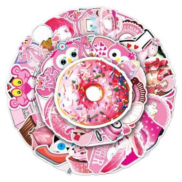 Imagem de Pacote de adesivos Pinks Panthers Anime 54 unidades 4-8 cm - yiweisai