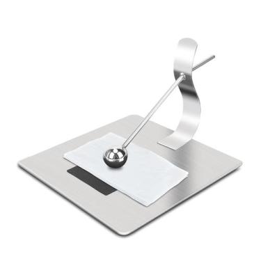 Imagem de Porta-guardanapos HERCHR quadrado de aço inoxidável para mesas