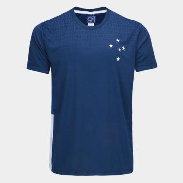 Imagem de Camisa Cruzeiro Eco Masculina - Braziline, Marinho, M
