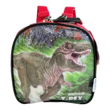Imagem de Lancheira Térmica Dinossauro Jurassic Park Rocie Original, Vermelho