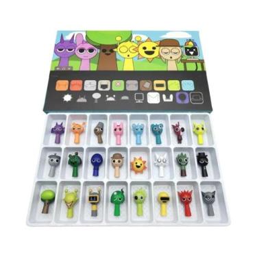 Imagem de 24/48 Peças Sprunki Action Figures Anime Desenho Animado Brinquedos De