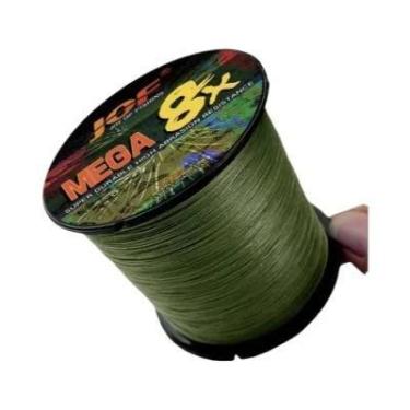 Imagem de Linha De Pesca Trançada Multifilamento Forte 8 Fios 18LB-78LB 300M 500