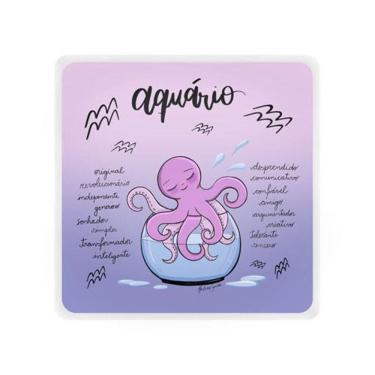 Imagem de Mini Luminária Box Signos Aquário Usb