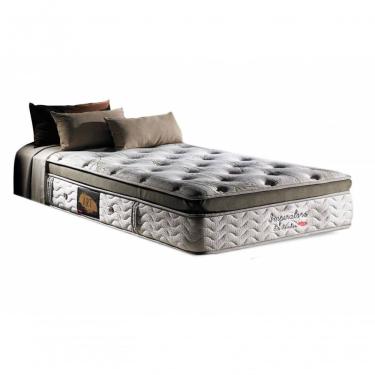 Imagem de Colchão Molas Ensacadas Imperatore Eco Bamboo Solteirão 96x203x34cm D33 Pillow Top One...