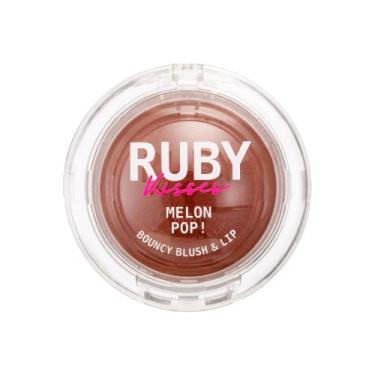 Imagem de Blush & Lip Bouncy Melon Pop - Ruby Kisses Cor:Blonzy Pop, Blonzy Pop