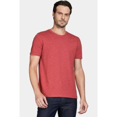 Imagem de Camiseta Aramis Manga Curta Algodão Básica Vermelho-Masculino