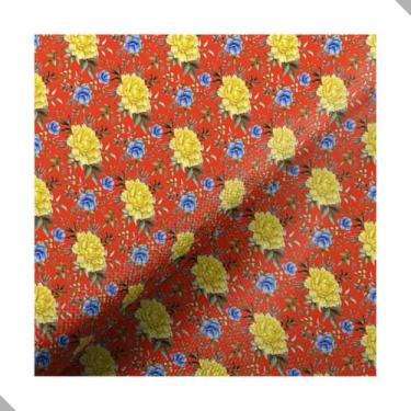 Imagem de Kit Tecido Estampado 3 peças de 60x205cm Malha Promo Festa Junina Arra