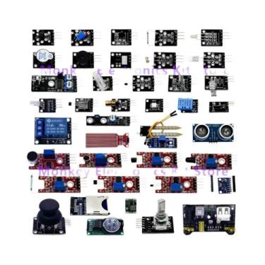 Imagem de Kit De Módulos De Sensores 45 Em 1 Para Arduino Raspberry Pi Melhor Qu