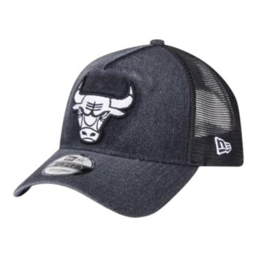 Imagem de Boné New Era 940AF Trucker Wshd Chicago Bulls Preto-Masculino