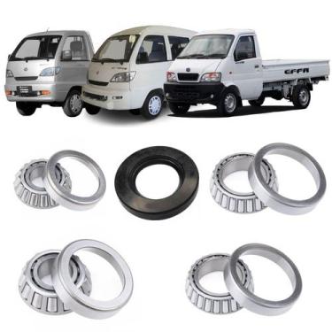 Imagem de Rolamentos Diferencial Effa Van e Picape Kit - AD Parts