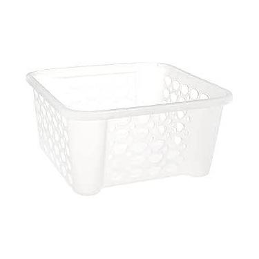 Imagem de Cesto Organizador Plástico Empilhável de 6,3 Litros, Linha Moolti - sa