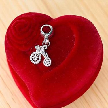 Imagem de Berloque de Prata Bicicleta Cravejado - Mymo