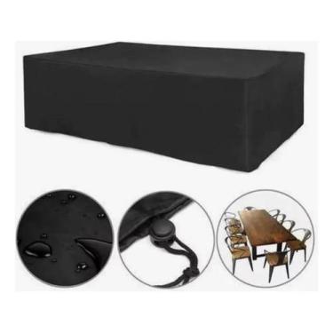 Imagem de Kit 4 Capas De Poltrona E Sofá De Proteção Impermeavel Preto Lisa - SP