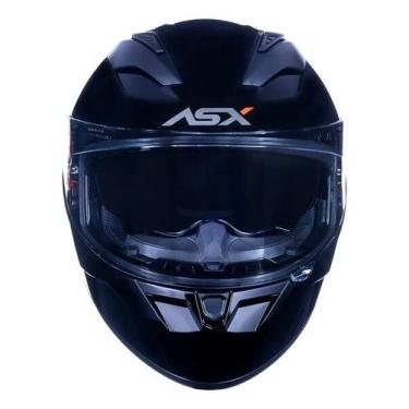 Imagem de Capacete asx city sv solid preto brilho grafite 58/m