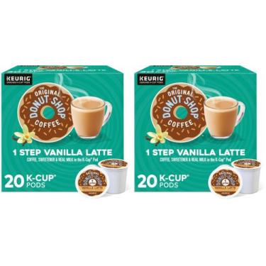 Imagem de Cápsulas K-Cup The Original Donut Shop Vanilla Latte 40 unidades