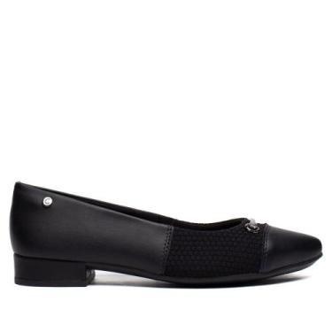 Imagem de Sapato Feminino Campesí Napa Joanete Preto, Preto, 37
