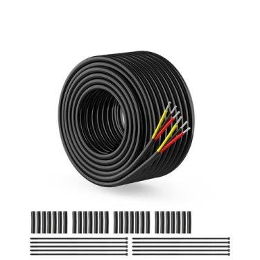 Imagem de Fio elétrico NAOEVO 22 Gauge 3 Conductor 22 AWG 15m
